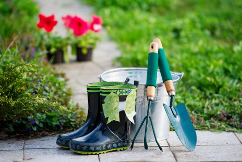 Sustainable landscaping materials and recycling process in Kilburn