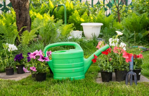 Garden project pricing, payment terms, and service confirmation