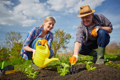 Garden waste separated for recycling before transfer station drop-off